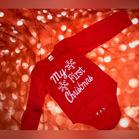 0-3months, My first Christmas onsie complete outfit - Picture 2 of 5